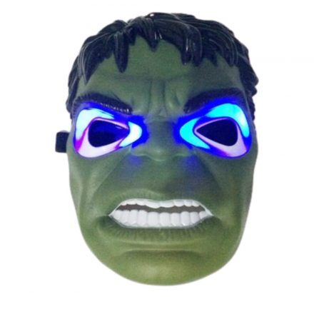 Világító HULK álarc, maszk - Avengers - ÚJ