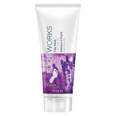 Footworks levendulás agyagos lábpakolás 75 ml - Avon - ÚJ