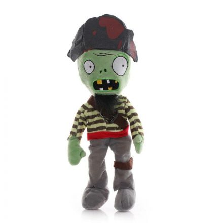 Csíkos ruhás kalóz zombi plüss figura - Plants vs. Zombies - ÚJ