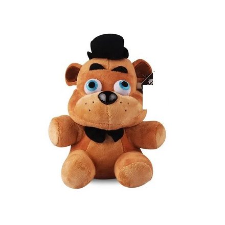 20 cm-es barna plüss maci, medve, Freddy Fazbear - FNAF- Five Nights at Freddy’s - ÚJ