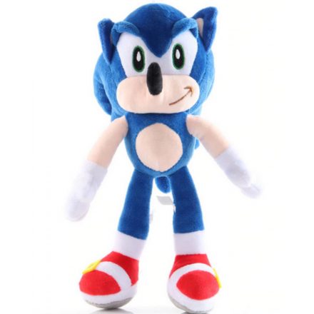 28 cm-es plüss figura - Sonic - ÚJ