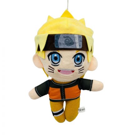 22 cm-es barna fejpántos szőke plüss figura - Naruto - ÚJ