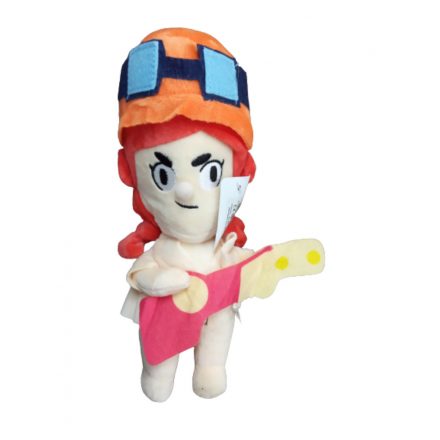 25 cm-es plüss lány figura - Jessie - Brawl Stars - ÚJ