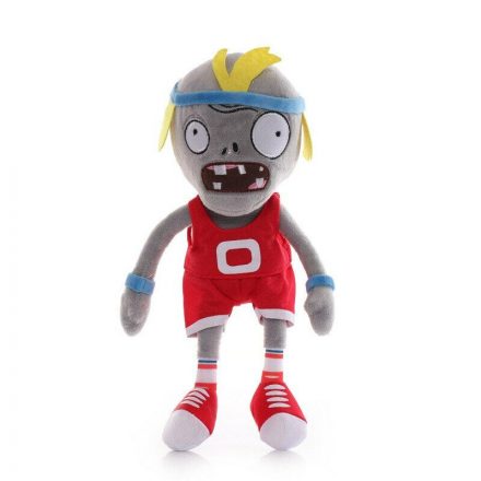 Piros ruhás sportoló zombi plüss figura - Plants vs. Zombies - ÚJ