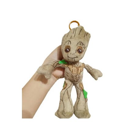 15 cm-es Groot plüss figura, kulcstartós - A galaxis őrzői - Marvel - ÚJ