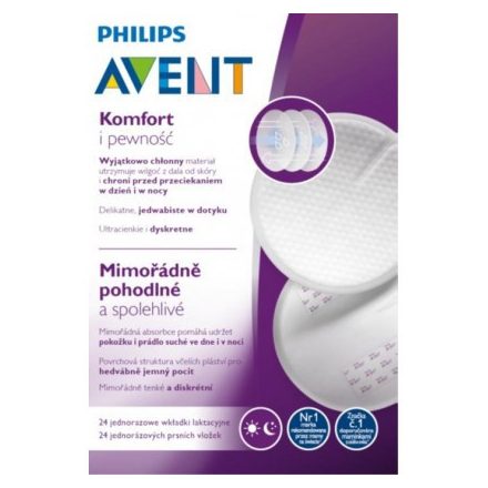 Philips Avent eldobható melltartóbetét nappali 24 db