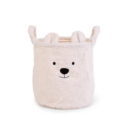 Childhome Teddy Kosárka- 30x30x30 Cm - Törtfehér