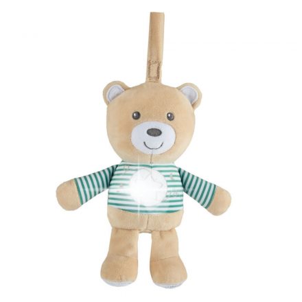 Lullaby Stardust Bear zenélő-fénylő altató plüssmackó - Chicco