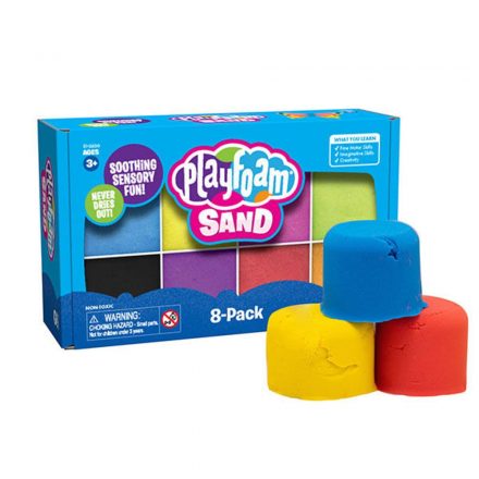 Homokgyurma - Playfoam Sand 8 színű gyurmával - Learning Resources