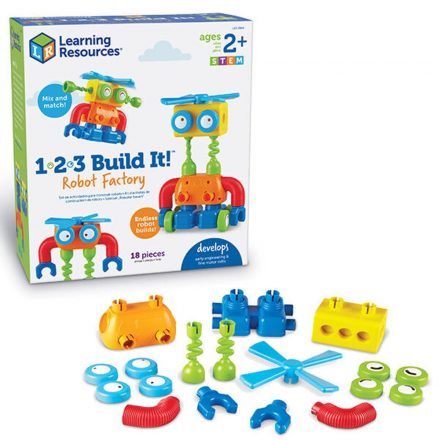 1-2-3 Build It!™ Robotépítő készlet kicsiknek - Learning Resources