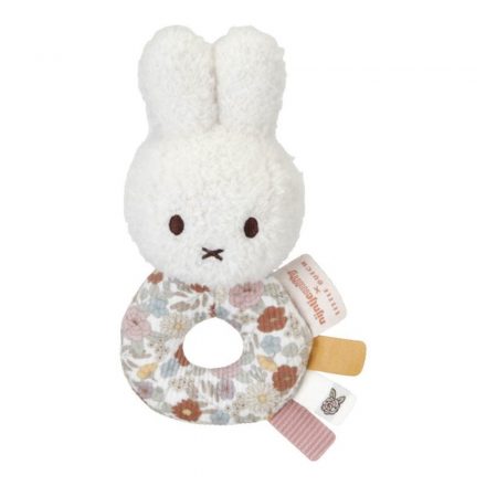 Little Dutch Miffy plüss csörgő- Vintage kis virágok