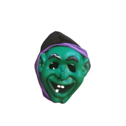 Zöld habszivacs álarc, maszk - Halloween