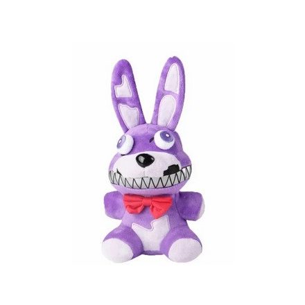 25 cm-es nyakkendős vicsorgó Bonnie a nyúl plüss figura - Five Night at Freddy's - FNAF - ÚJ