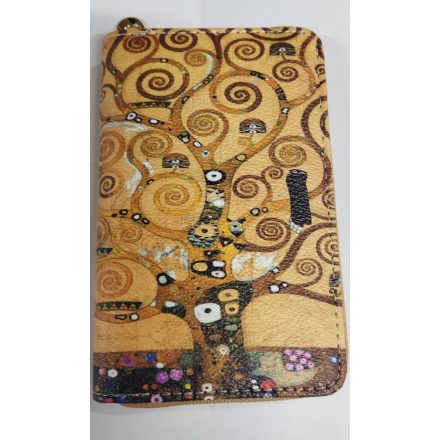 Festményes nagyméretű pénztárca - Gustav Klimt: Életfa - ÚJ