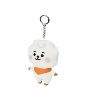 BTS (Bangtan Boys) plüss fehér juh kulcstartós 10 cm - ÚJ