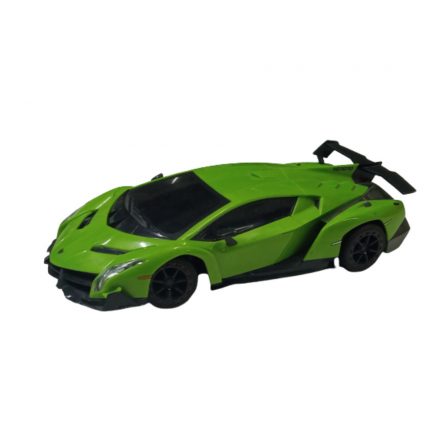 20 cm-es zöld versenyautó - Lamborghini