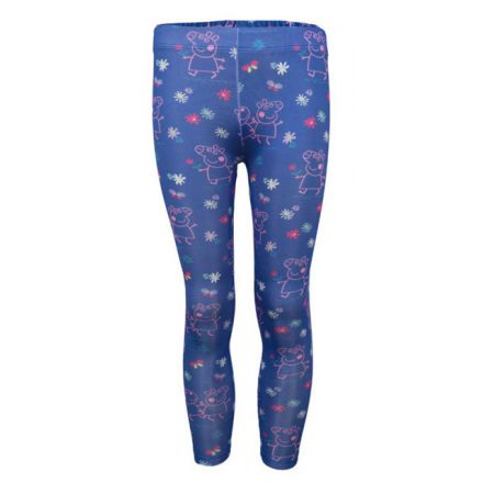 122-128-as Peppa malac Flower gyerek leggings - ÚJ