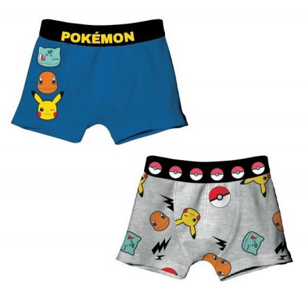 Pokémon gyerek boxeralsó 2 darab/csomag 146/152 cm - ÚJ