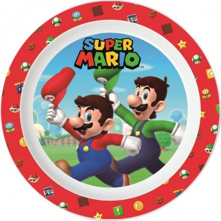 Super Mario micro lapostányér - ÚJ