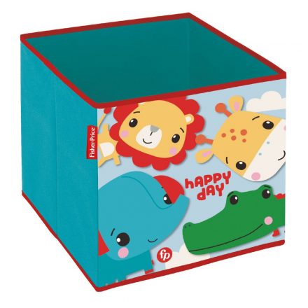 Fisher Price játéktároló 31×31×31 cm - ÚJ