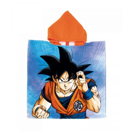 Dragon Ball Son Goku strand törölköző poncsó 55x110cm (Fast Dry) - ÚJ