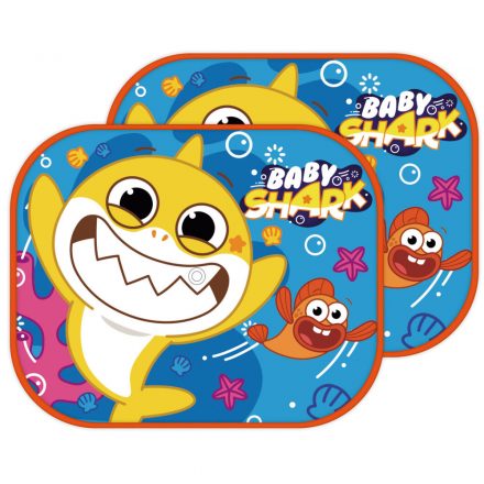 Baby Shark napellenző ablakra 2 db-os - ÚJ