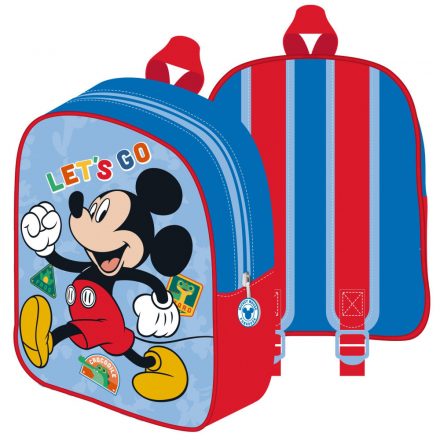 Disney Mickey Let's Go hátizsák, táska 24 cm - ÚJ