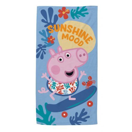 Peppa malac Skateboard fürdőlepedő, strand törölköző 70x140cm (Fast Dry) - ÚJ