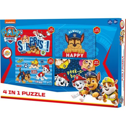 Mancs Őrjárat puzzle 4 az 1-ben