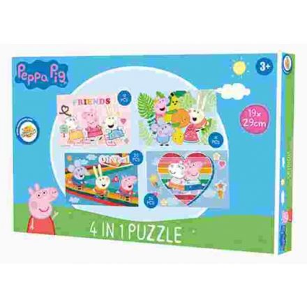 Peppa malac puzzle 4 az 1-ben - ÚJ