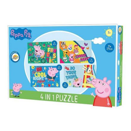 Peppa malac Fun puzzle 4 az 1-ben - ÚJ