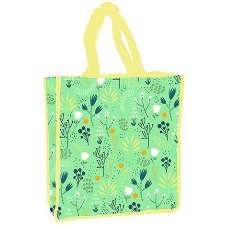 Virág Green shopping bag 34 cm - ÚJ