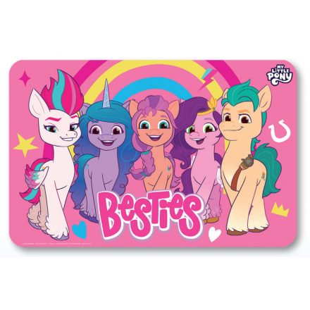 Én kicsi pónim Besties tányéralátét 43x28 cm - ÚJ