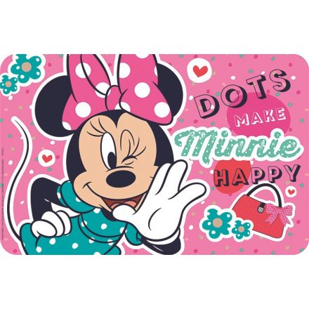 Disney Minnie Dots tányéralátét 43x28 cm - ÚJ