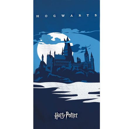 Harry Potter Hogwarts fürdőlepedő, strand törölköző 70x140cm (Fast Dry) - ÚJ