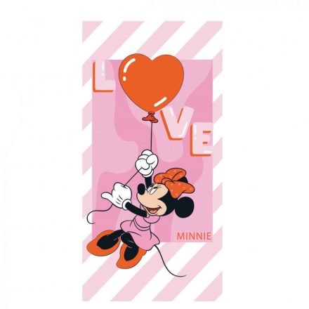 Disney Minnie Love fürdőlepedő, strand törölköző 70x140cm - ÚJ