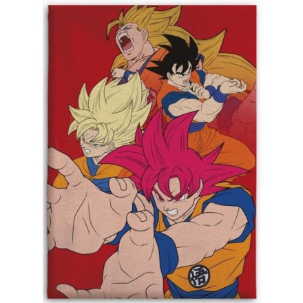 Dragon Ball Hues of Power coral fleece takaró 110x150cm - ÚJ