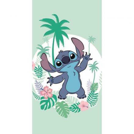 Disney Lilo és Stitch, A csillagkutya Green fürdőlepedő, strand törölköző 70x140cm - ÚJ