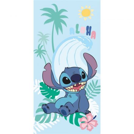 Disney Lilo és Stitch, A csillagkutya Sun fürdőlepedő, strand törölköző 70x140cm - ÚJ