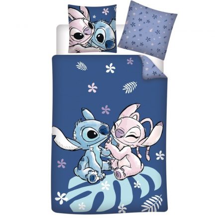 Disney Lilo és Stitch, A csillagkutya Love ágyneműhuzat 140×200cm, 70x90 cm - ÚJ