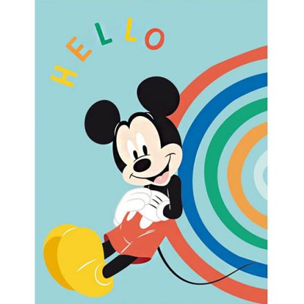 Disney Mickey Hello polár takaró 100x140cm - ÚJ