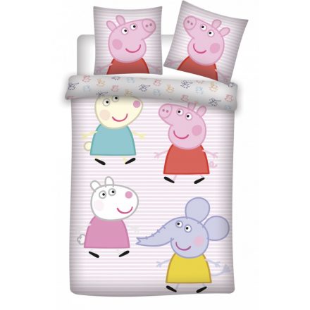 Peppa malac Little Friends gyerek ágyneműhuzat 100×135cm, 40×60 cm - ÚJ