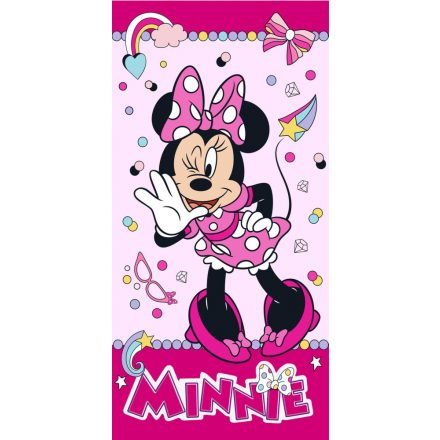 Disney Minnie Funny fürdőlepedő, strand törölköző 70x140 cm - ÚJ