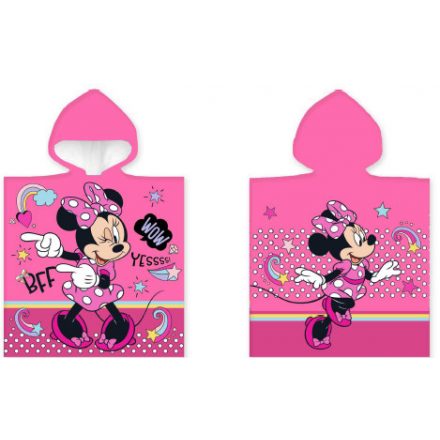 Disney Minnie BFF strand törölköző poncsó 50x100 cm - ÚJ