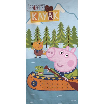 Peppa malac Kayak fürdőlepedő, strand törölköző 70x140cm - ÚJ