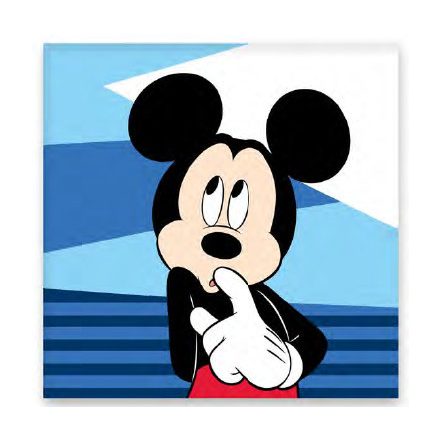 Disney Mickey Shy kéztörlő, arctörlő, törölköző 30x30cm - ÚJ