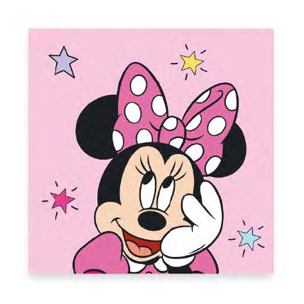 Disney Minnie Star kéztörlő, arctörlő, törölköző 30x30cm - ÚJ