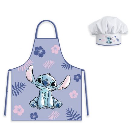 Disney Lilo és Stitch, A csillagkutya Purple gyerek kötény 2 darabos szett - ÚJ