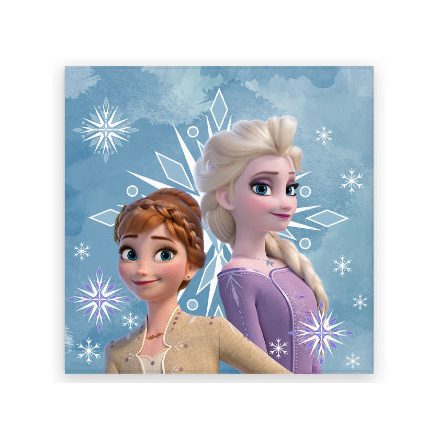 Disney Jégvarázs Snowflake kéztörlő, arctörlő, törölköző 30x30cm - ÚJ