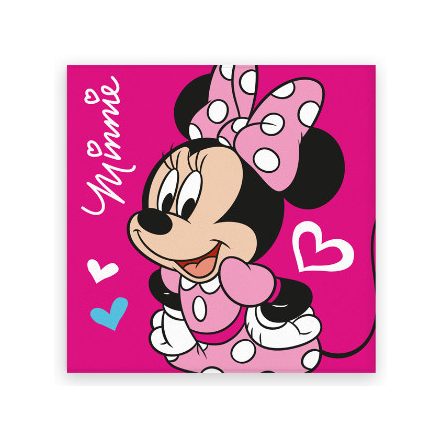 Disney Minnie Love kéztörlő, arctörlő, törölköző 30x30cm - ÚJ